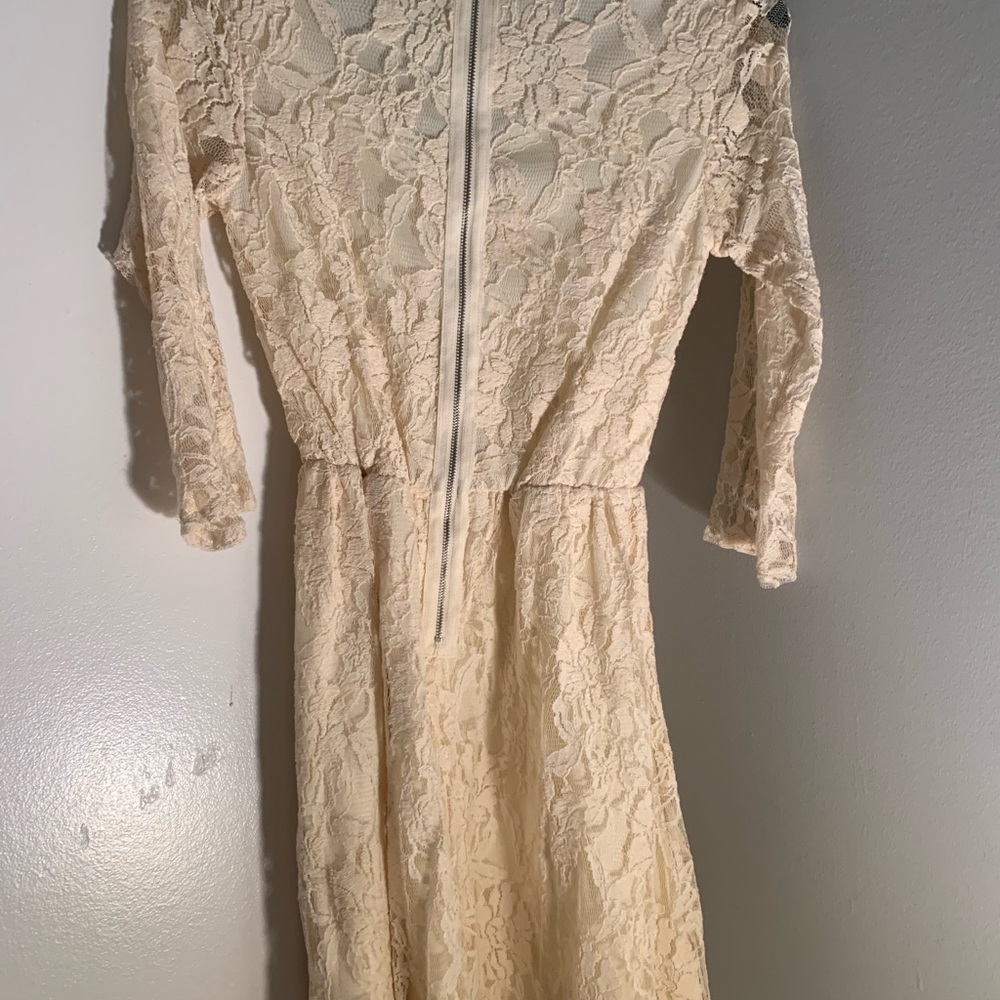 Lace mini dress